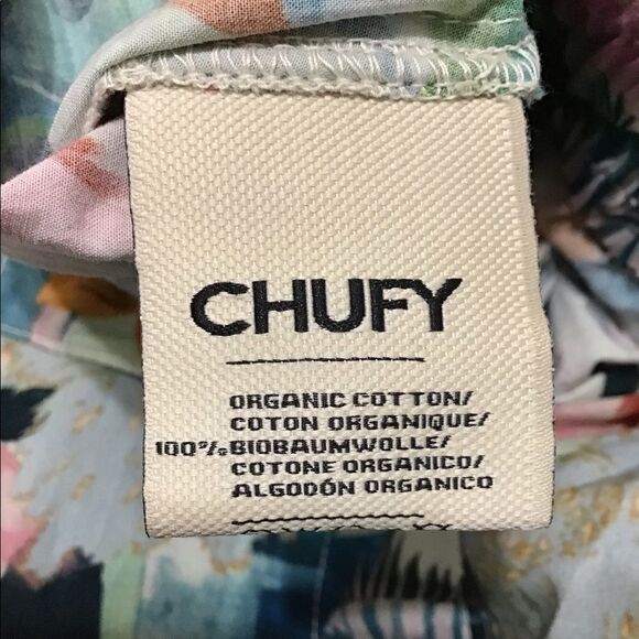 Chufy Green Floral Nama Organic Cotton Jumpsuit New With Tag Size Medium - Picture 5 of 11